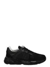 Premiata Casual Low Top Sneakers With Fabric Upper In Black