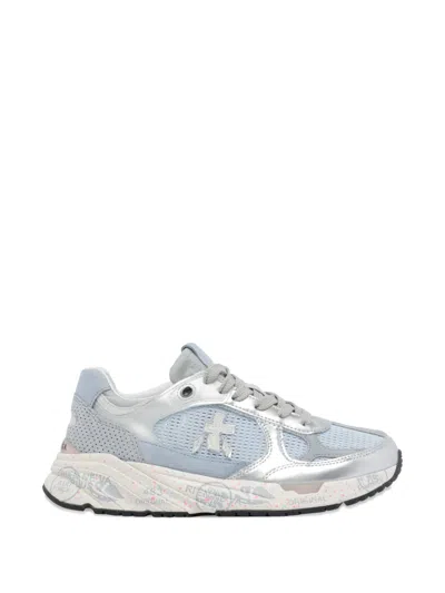 Premiata Mased 8205 Suede-panel Sneakers In Multi