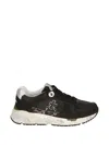Premiata Mased Leopard-print Sneakers In Black