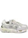 Premiata Mased Mesh-panel Suede Sneakers In Gray