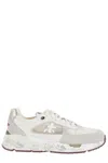 Premiata Bianco Sneakers With Textured Blend