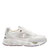 Premiata Bianco Sneakers With Textured Blend