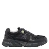 Premiata Casual Low Top Sneakers With Fabric Upper In Black