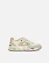 Premiata 'mased' Ecru Sneakers In Multicolor