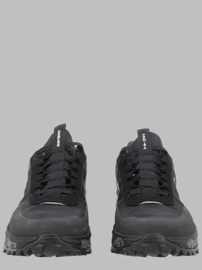 Premiata Men's Black Sneakers By Premium Italian Craft In Animal Print
