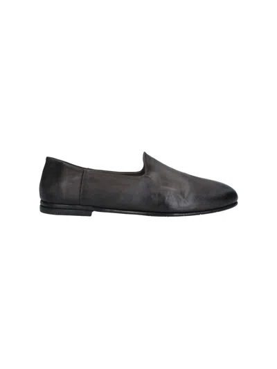 Premiata Men's Calf Leather Velvet Loafers With Brass Detail In Multi