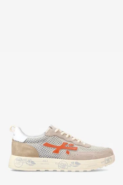 Premiata Men's Nous Sneakers In Grey