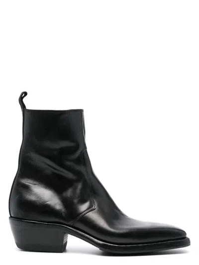 PREMIATA MEN'S SOLDATINO SIDE ZIP TEXAN BOOTS