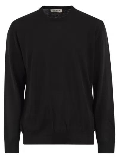 Premiata Merino Wool Crew-neck Jumper In Multi