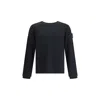 Premiata Crewneck Sweater With Long Sleeves And Ribbed Cuffs In Black