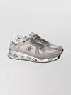 Premiata Low-profile Sneakers With Artistic Graphic Elements In Multi