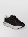 Premiata Mesh Panel Sneakers Metallic Accent