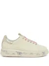 Premiata Metallic-detail Sneakers In White