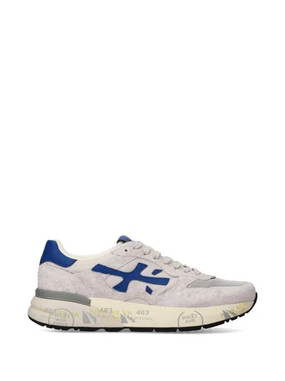 Premiata Mick 0.1 Suede-appliqué Sneakers In Multi