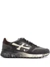 Premiata Mick Sneakers In Grey Suede And Fabric In Grey
