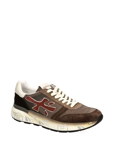 Premiata Mick 7714 Lace-up Sneakers In Brown