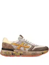 Premiata Sneakers With Contrast Panels And Round Toe In Multi