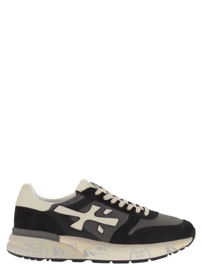 Premiata Mick 8085 Sneakers With Side Logo In Black