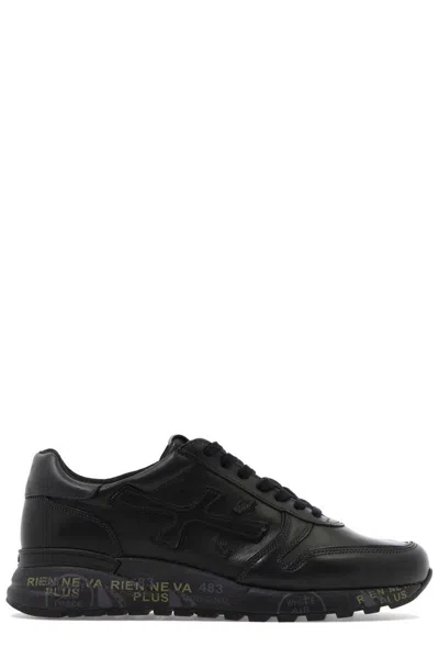 Premiata Mick Lace-up Sneakers In Black