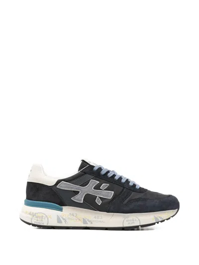 Premiata Sneakers Blue In Black