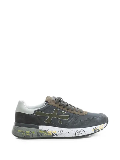Premiata Mick Logo-patch Sneakers In Multi