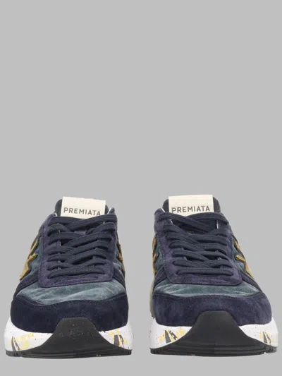 Premiata Mick Men's Mini Sneakers In Blue