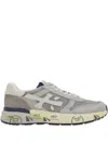 Premiata Mick Sneakers In Grey Suede And Fabric In Gray