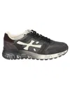 Premiata Mick Sneakers In Grey Suede And Fabric In Grigio Scuro
