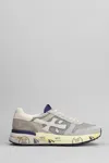 Premiata Mick Sneakers In Grey Suede And Fabric In Gray