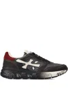 Premiata Casual Low Top Sneakers With Suede Accents In Multi