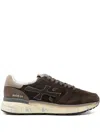 Premiata Mick Suede Leather Sneakers In Brown