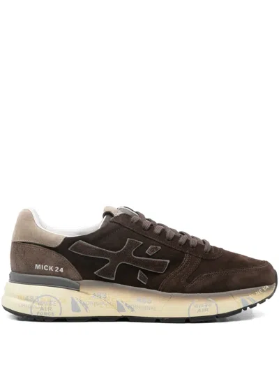 PREMIATA MICK SUEDE LEATHER SNEAKERS