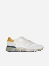Premiata Mick Low-top Sneakers In White,grey