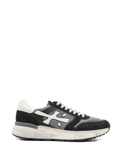 Premiata Mick 8085 Sneakers With Side Logo In Black