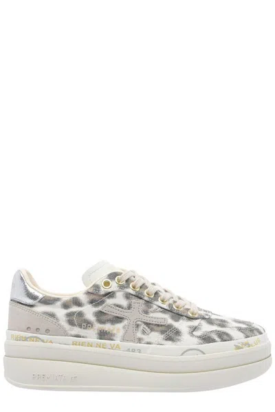 Premiata Sneakers  Woman Color Multicolor In Beige