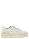 Premiata Micol Leather Sneakers In White
