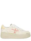 Premiata Micol 8196 Double Layer Platform Trainers In White