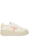 Premiata Micol 8196 Double Layer Platform Trainers In White