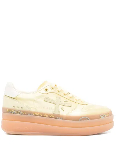 Premiata Micol Sneakers In Yellow