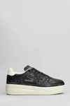Premiata Micol 7014 Platform Sneakers In Leather In Black