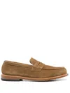 Premiata Mocassini Suede Loafers In Neutrals