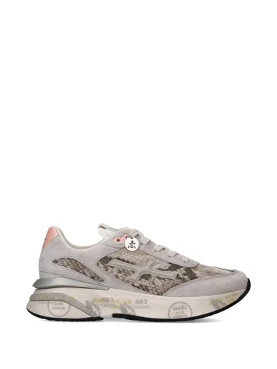 Premiata Moe Run Sneakers In Gray