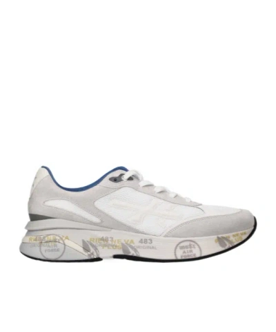 Premiata Moerun 8075 Lace-up Sneakers In White
