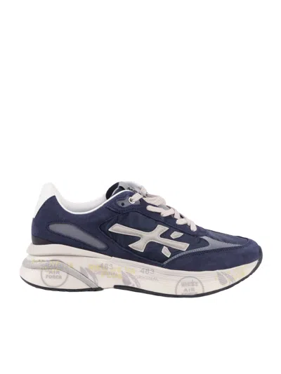 Premiata Sneakers Moerun Blue In Brown