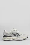 Premiata Moerun Sneakers In Grey Suede And Fabric In Gray
