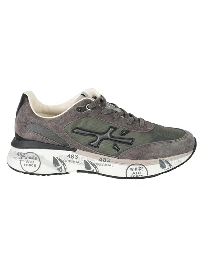 Premiata Moerun Sneakers In Military Green