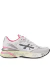 Premiata Moerund 7467 Sneakers With A Raised Sole In White