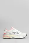 Premiata Moerund 7467 Sneakers With A Raised Sole In White
