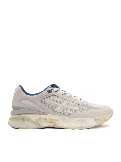 Premiata Sneakers Moerun White In Gold