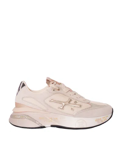 Premiata Moerund Off White Zebra Sneakers In Multi